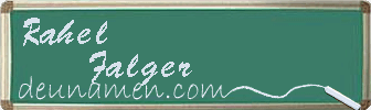 Rahel Falger Visitenkarte